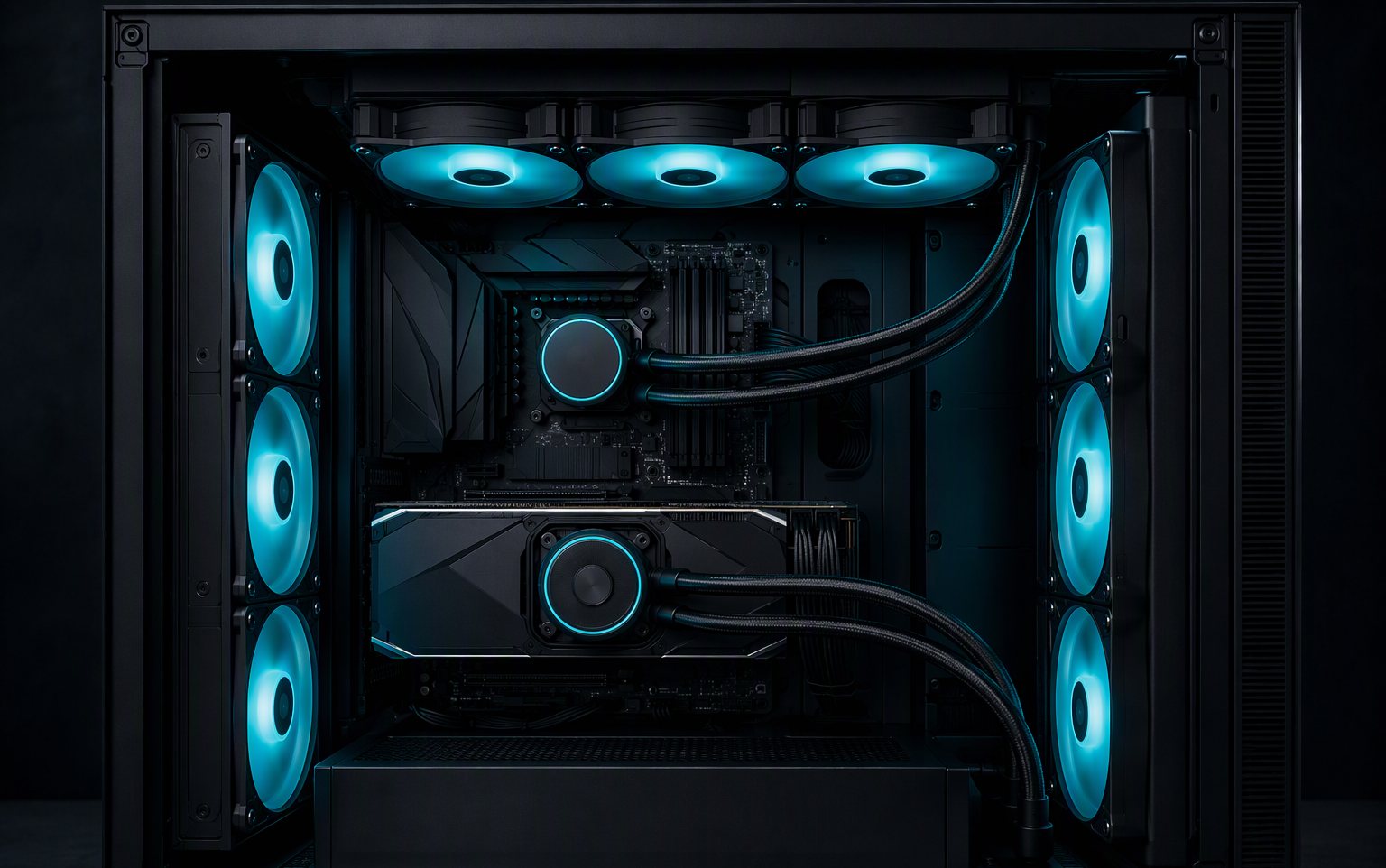 双 360 一体化水冷散热系统